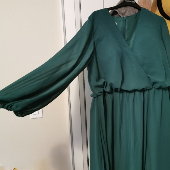 NWT Green Bridesmaids/Party Dress - Picture 3 of 4